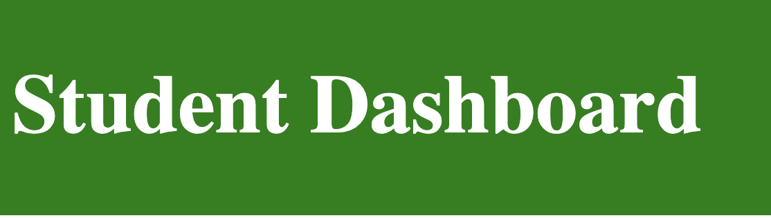 Student Dashboard Header